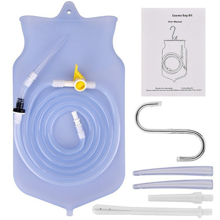 Intestinal irrigation bag enema