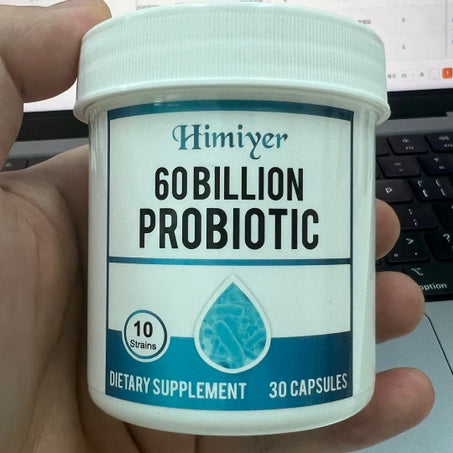 Choice Probiotics 60 Billion CFU - 10 Strains  Organic Prebiotics - Immune, Digestive   Gut Health - Supports Occasional Constipation, Diarrhea, Gas & Bloating - For Women & Men - 30ct